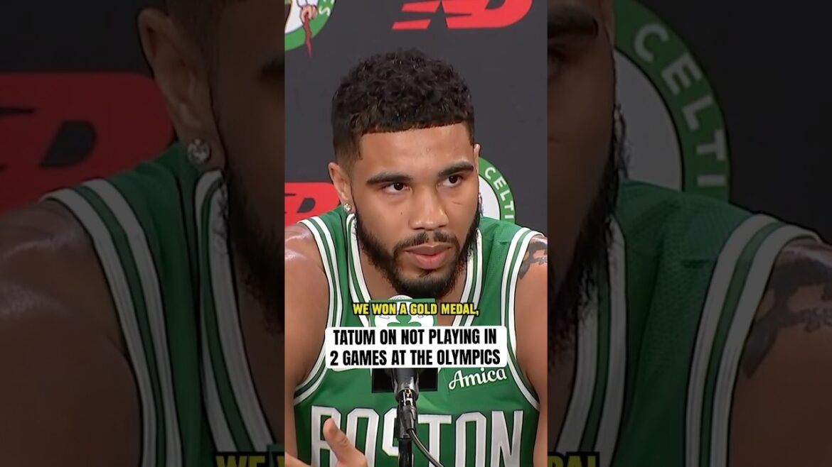Jayson Tatum on if he's motivated after being benched for 2 games in the Olympics