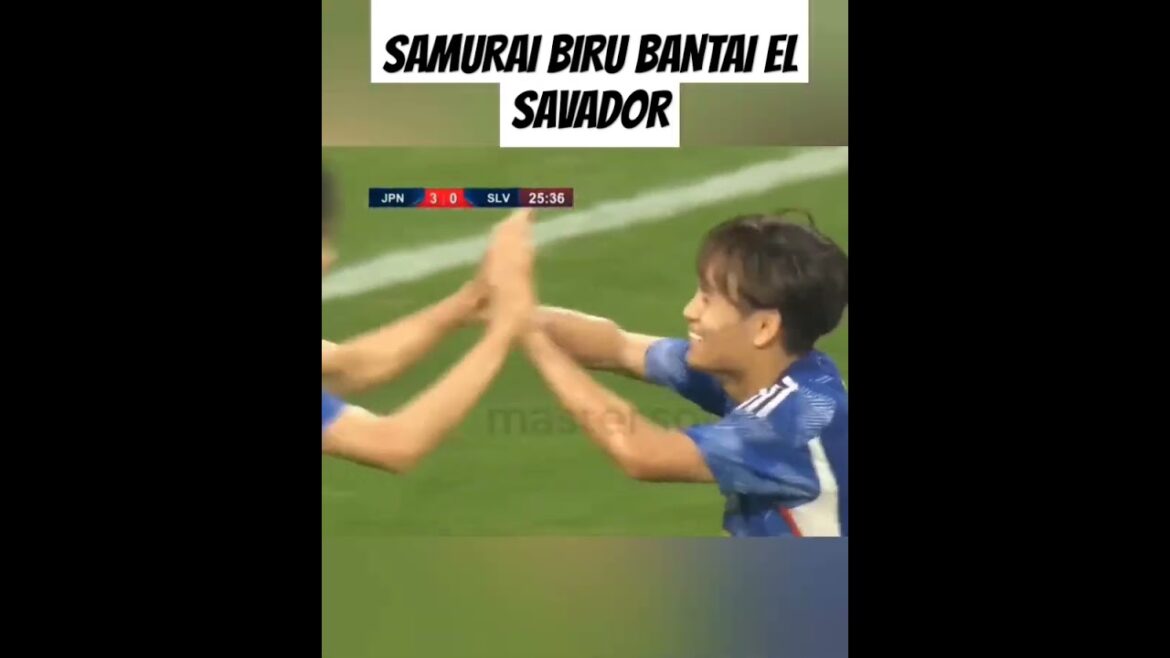 SADISTIC! JAPAN Brush 10 EL SAVADOR PLAYERS WITH 6 GOALS WITHOUT REPLY #shorts