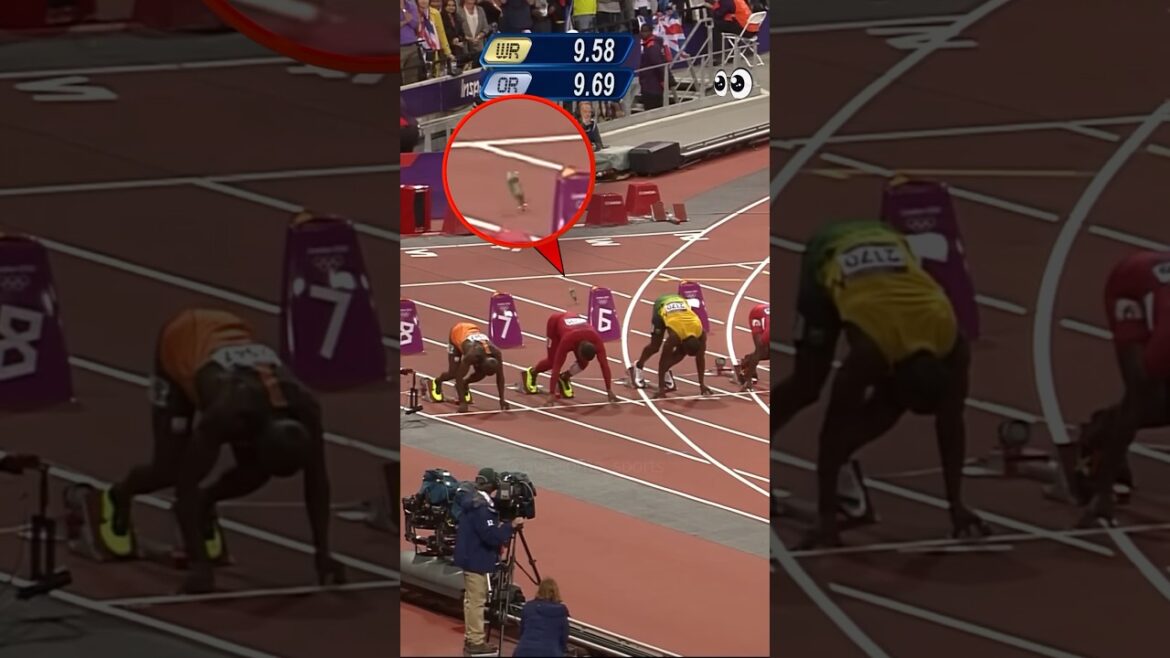 What happens when you throw a bottle at Bolt 🥋 #Olympic #London #100m #Judo