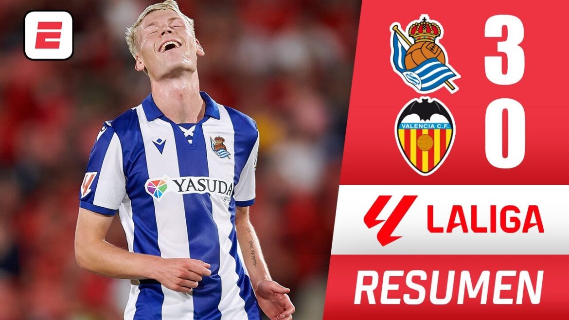 Real Sociedad mercilessly humiliated Valencia and won 3-0. Kubo goal and Oskarsson double | The League