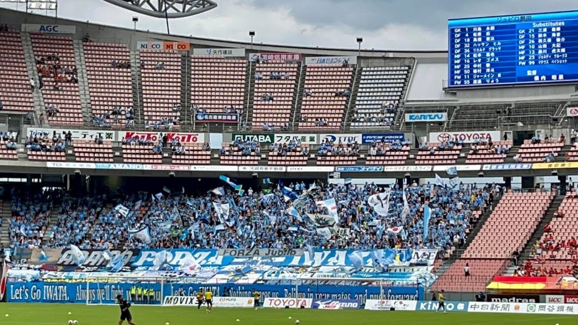 [Nagoya x Iwata]Jubilo Iwata Player Introduction ~ Applause for Eiji Kawashima (2024 J1 Round 32 Nagoya Grampus x Jubilo Iwata)