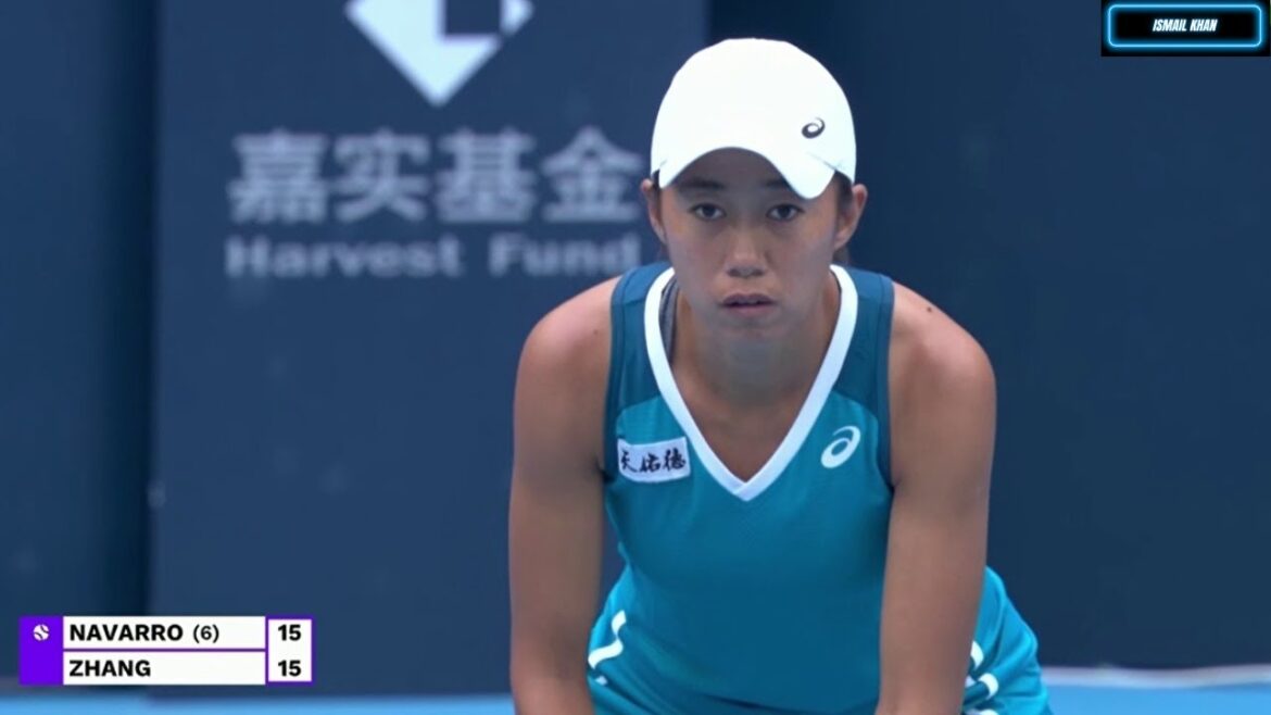 Emma Navarro vs Shuai Zhang Highlights | Beijing 2024 Emma Navarro vs Shuai Zhang Highlights | Beijing 2024