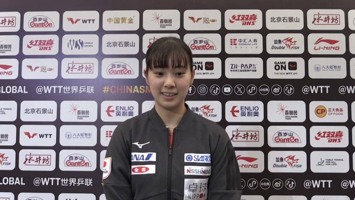 [Interview]Miyu Nagasaki "I still don't have enough to participate in the Olympics" | China Smash 2024 Women's Singles 1st Round