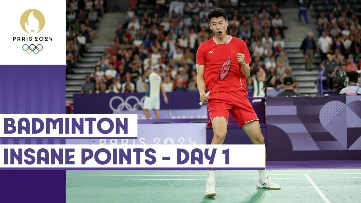 9 minutes of INSANE badminton points from #Paris2024 πΈπ₯ 9 minutes of INSANE badminton points from #Paris2024 πΈπ₯