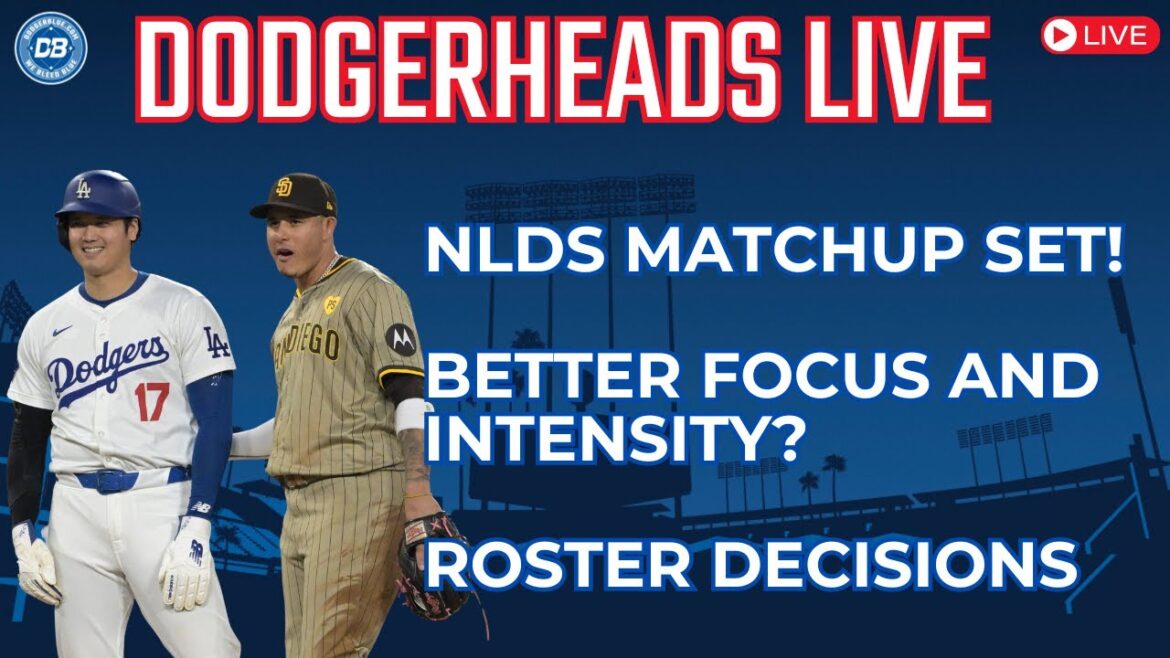 DodgerHeads Live: Padres-Dodgers NLDS schedule; Shohei Ohtani, Freddie Freeman update & more DodgerHeads Live: Padres-Dodgers NLDS schedule; Shohei Ohtani, Freddie Freeman update & more