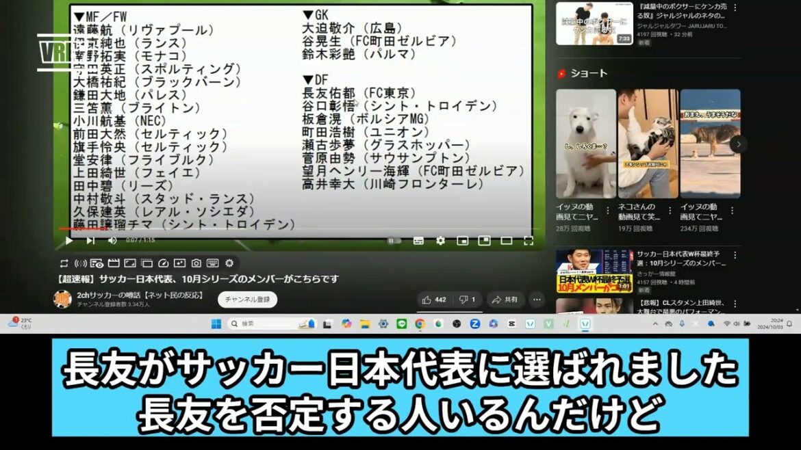 Yuto Nagatomo was selected for the Japan national soccer team, but there are many haters.