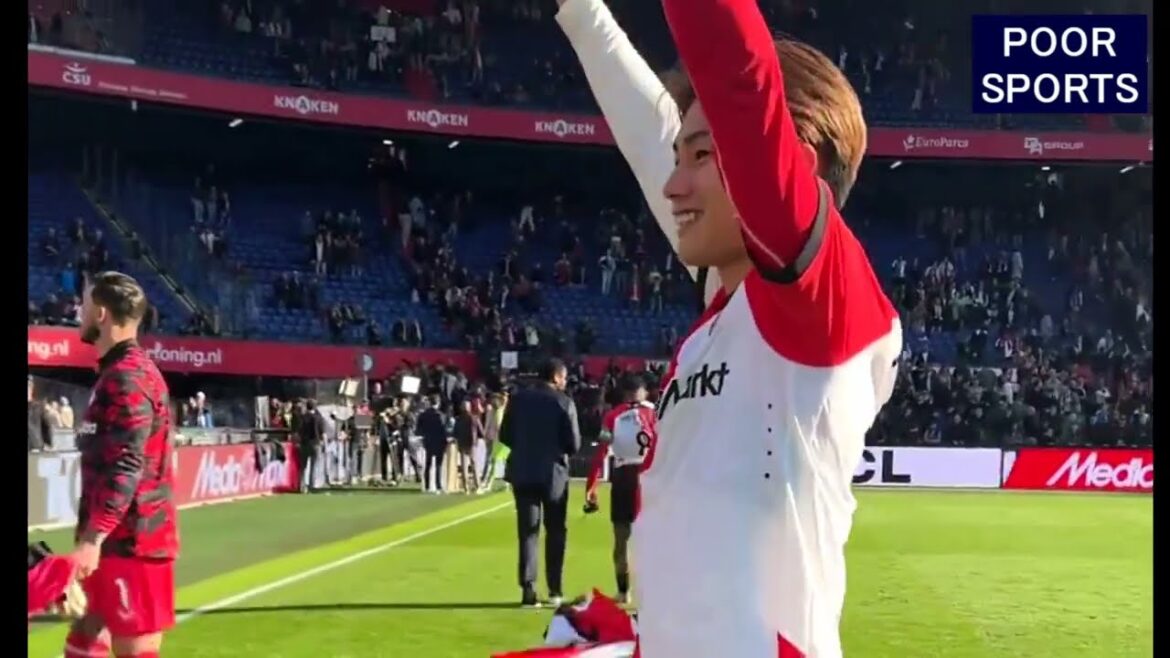 Kiyo Ueda scores a goal with a powerful header! Ayase UEDA showed off in the match against the strong team Twente 2024/10/06