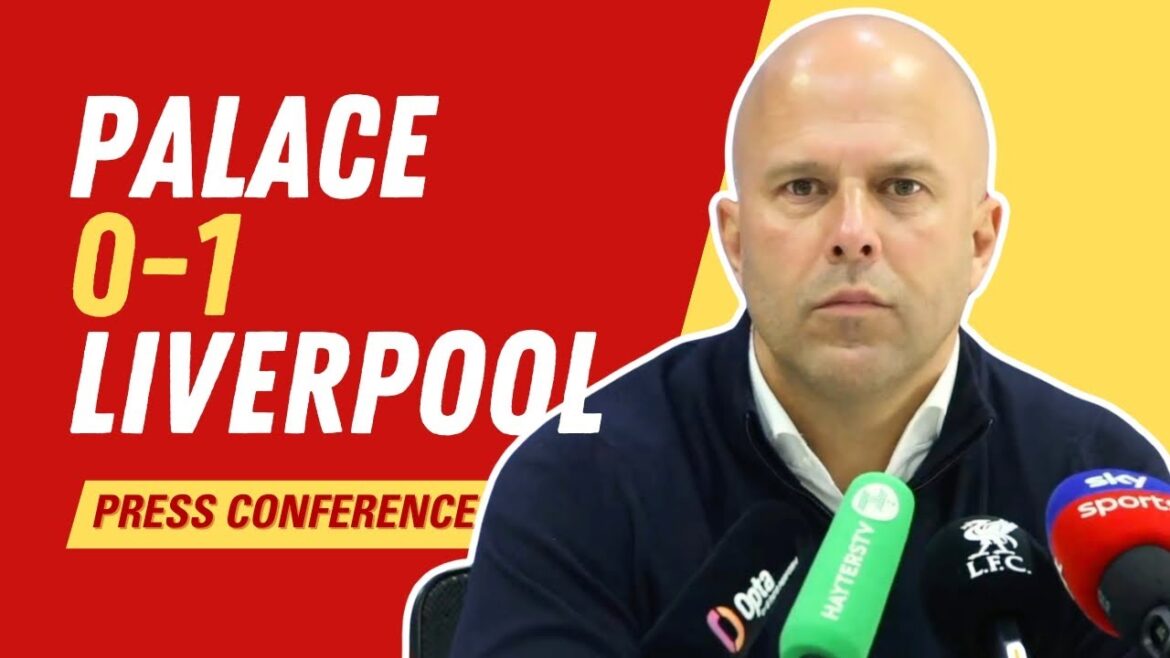 Crystal Palace 0-1 Liverpool | Arne Slot Press Conference