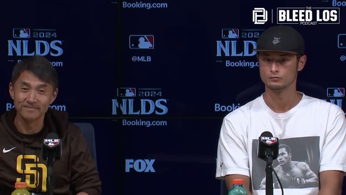 Dodgers Postseason: Padres Yu Darvish discusses Game 2 start against Dodgers in NLDS Dodgers Postseason: Padres Yu Darvish discusses Game 2 start against Dodgers in NLDS