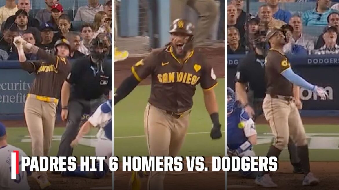 THE PADRES CAME OUT SWINGING 🔥 San Diego hits 6 HRs vs. Shohei Ohtani & the Dodgers ⚾️ | ESPN MLB THE PADRES CAME OUT SWINGING 🔥 San Diego hits 6 HRs vs. Shohei Ohtani & the Dodgers ⚾️ | ESPN MLB