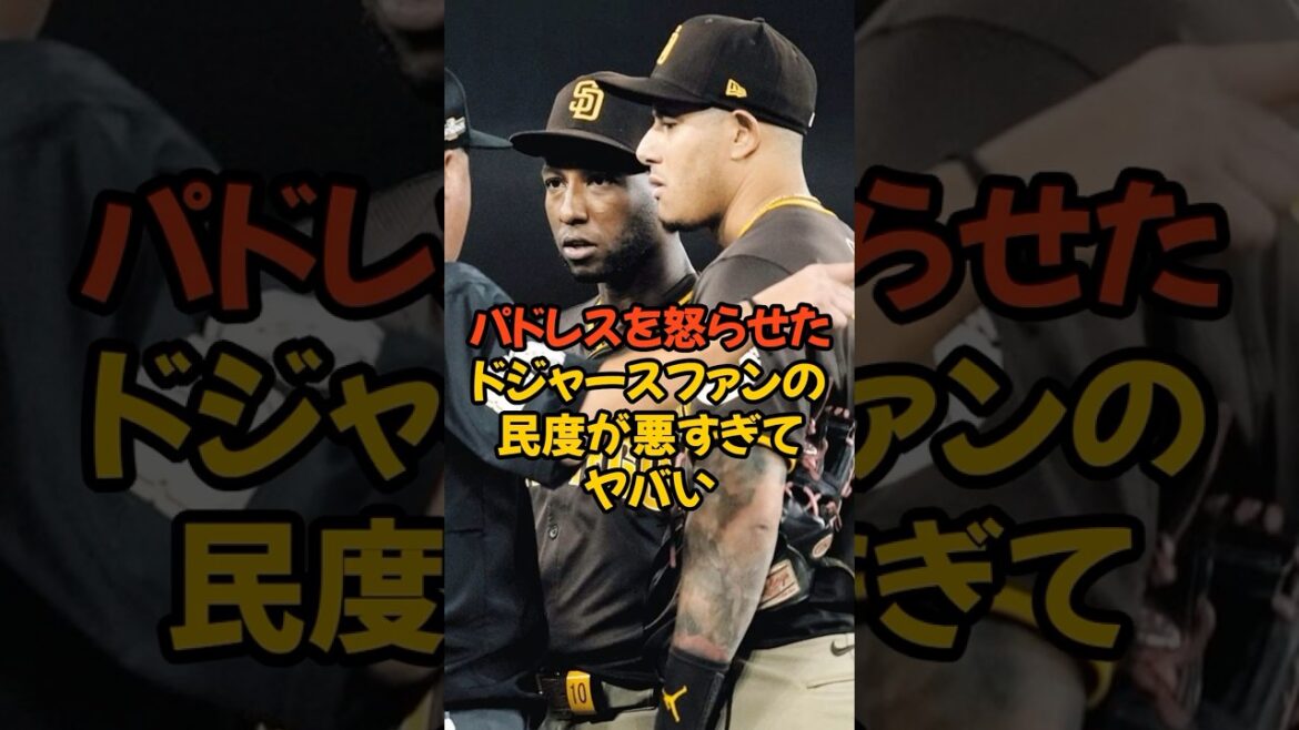 The Dodgers fans who pissed off the Padres nine are so bad it's scary...