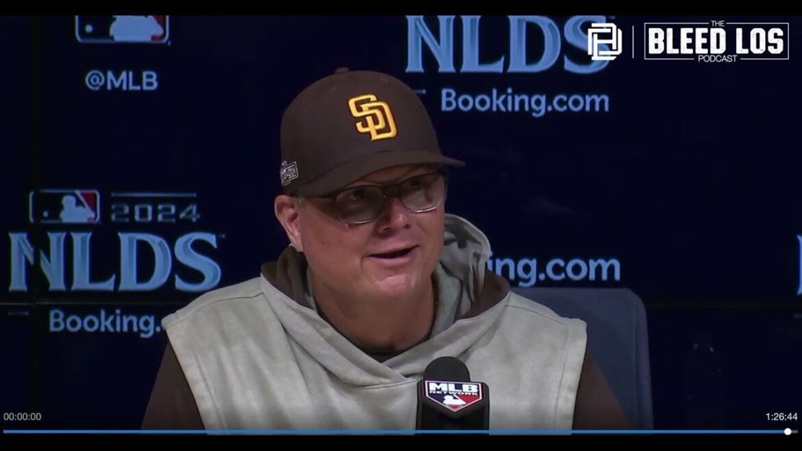 Dodgers Postseason: Padres Manager Mike Shildt discusses Game 5 of NLDS, Yu Darvish on the mound