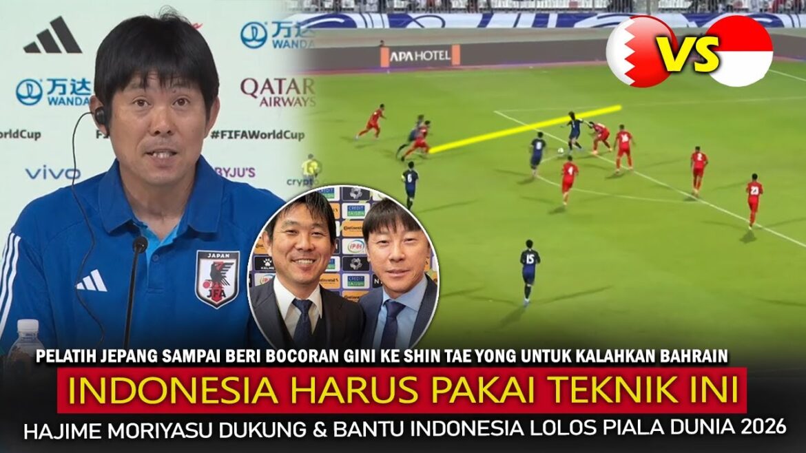 🔴THIS IS NEW FRIEND! Hajime Moriyasu Supports & Gives Leaks to STY to Beat Bahrain