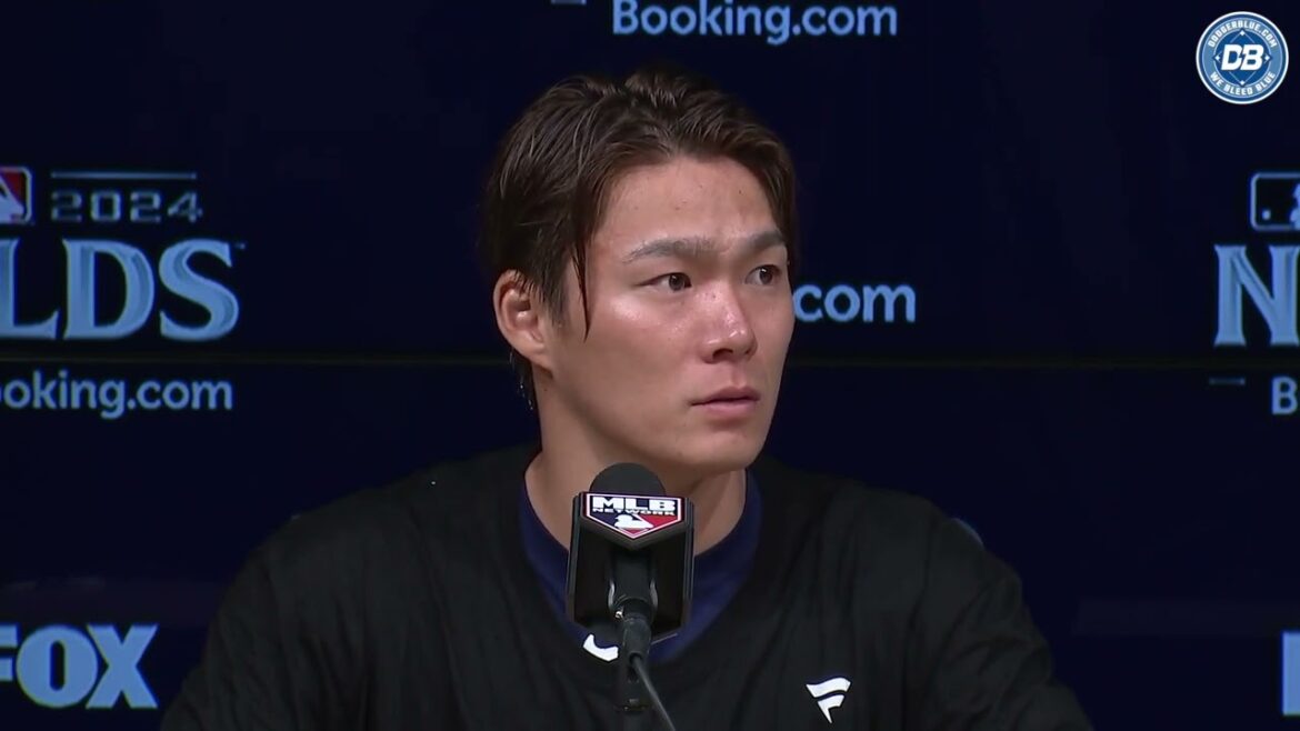 2024 NLDS: Interview with Yoshinobu Yamamoto after the Dodgers' Game 5 victory over Darvish (Yoshinobu Yamamoto interview in Japanese)