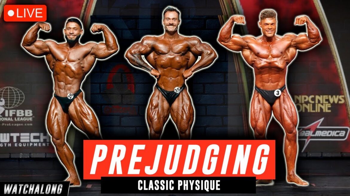 LIVE 🔴 Classic Physique Mr Olympia PREJUDGING 2024 - CBUM's last Olympia? (Watchalong)