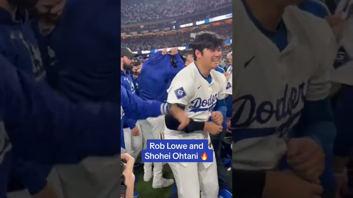 Shohei Ohtani and Rob Lowe 😂 #MLB #baseball #Dodgers #shohei Shohei Ohtani and Rob Lowe 😂 #MLB #baseball #Dodgers #shohei