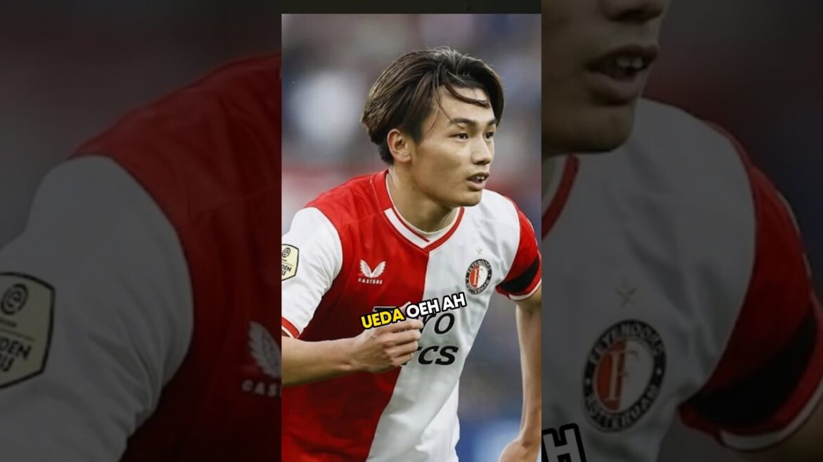 Ueda also gets his own song from the Feyenoord supporters! What do you think?🗣️⚽️ #Ueda
