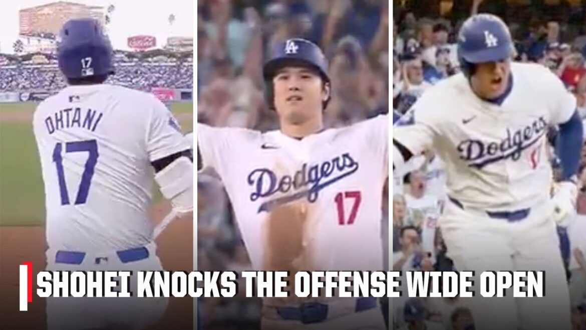SHOHEI OHTANI knocks it WIDE OPEN for the Dodgers in Game 1 vs. the Mets 🔥 | ESPN MLB SHOHEI OHTANI knocks it WIDE OPEN for the Dodgers in Game 1 vs. the Mets 🔥 | ESPN MLB