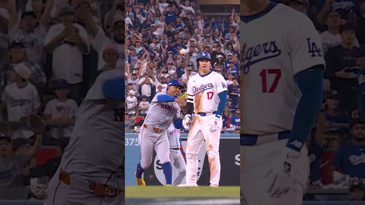 Shohei Ohtani almost got DRILLED #MLB #baseball #dodgers #mets