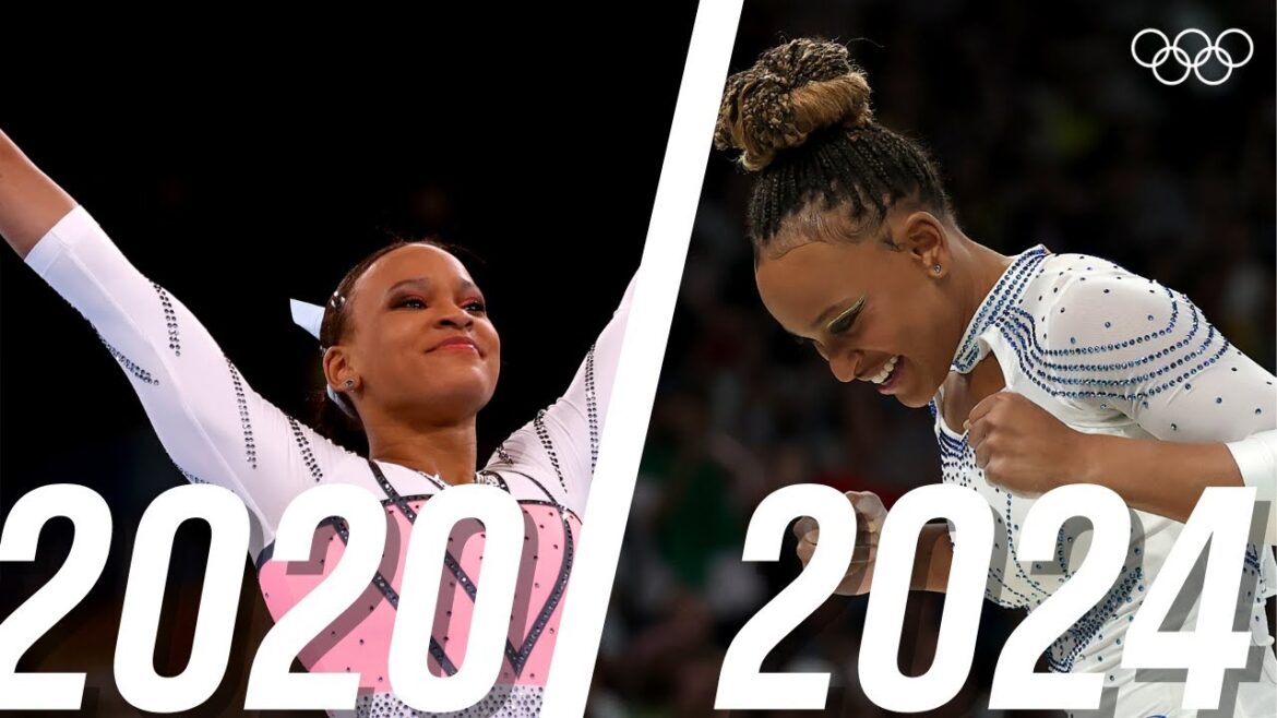 Rebeca Andrade's iconic vault from Tokyo 2020 to Paris 2024 | Then and Now