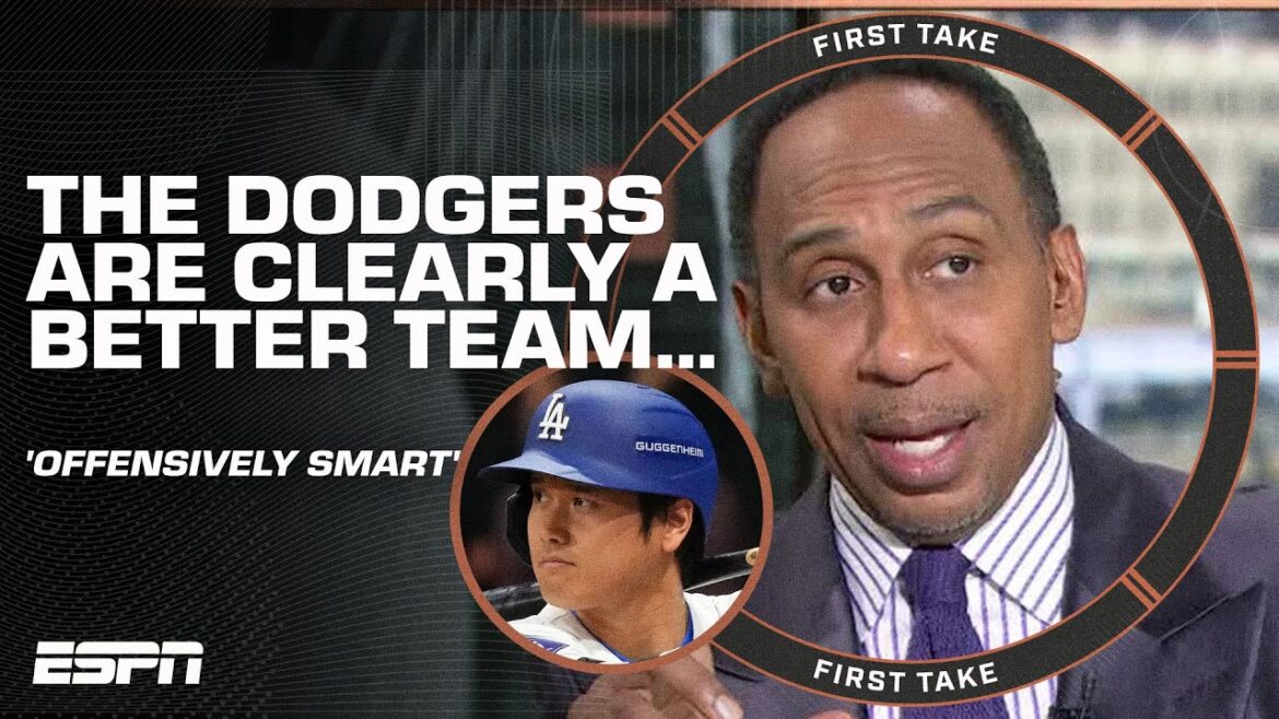 'METS LOOKED SCARED' 😳 Stephen A. praises LA's patience in NLCS Game 3 | First Take