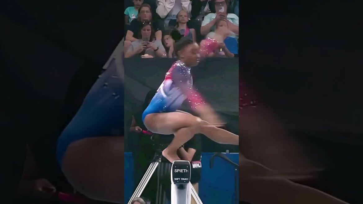 Simone Biles USA #balancebeam #gymnasticsbeam #shorts #viralsong