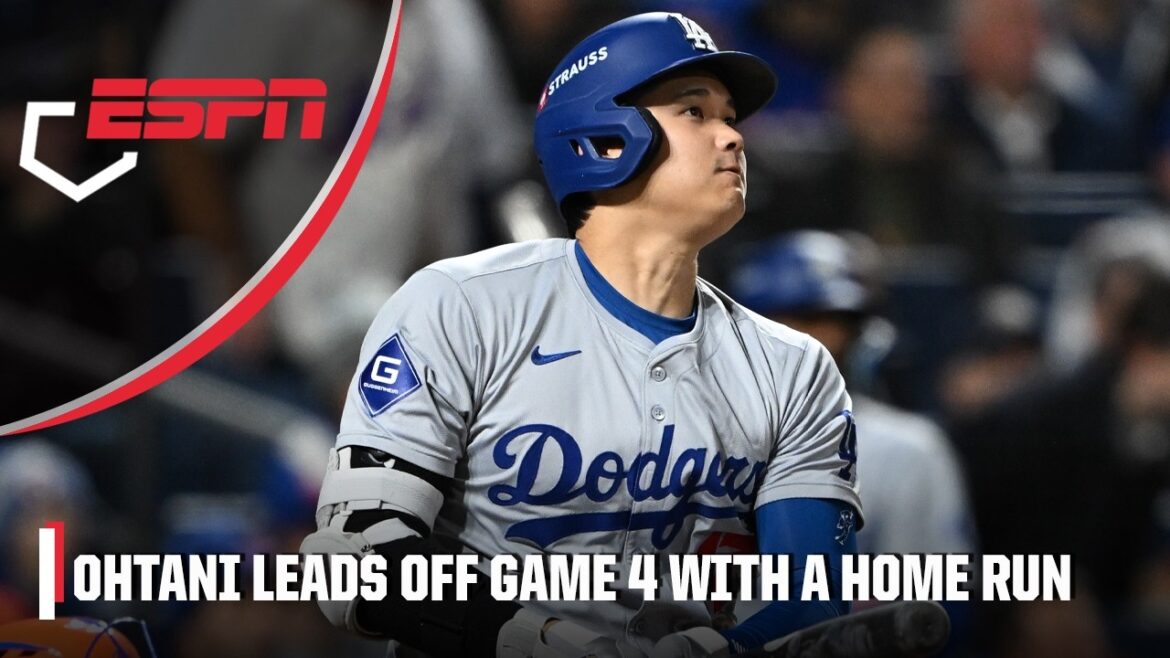 Shohei Ohtani starts Game 4 with a LEADOFF HOME RUN | ESPN MLB Shohei Ohtani starts Game 4 with a LEADOFF HOME RUN | ESPN MLB