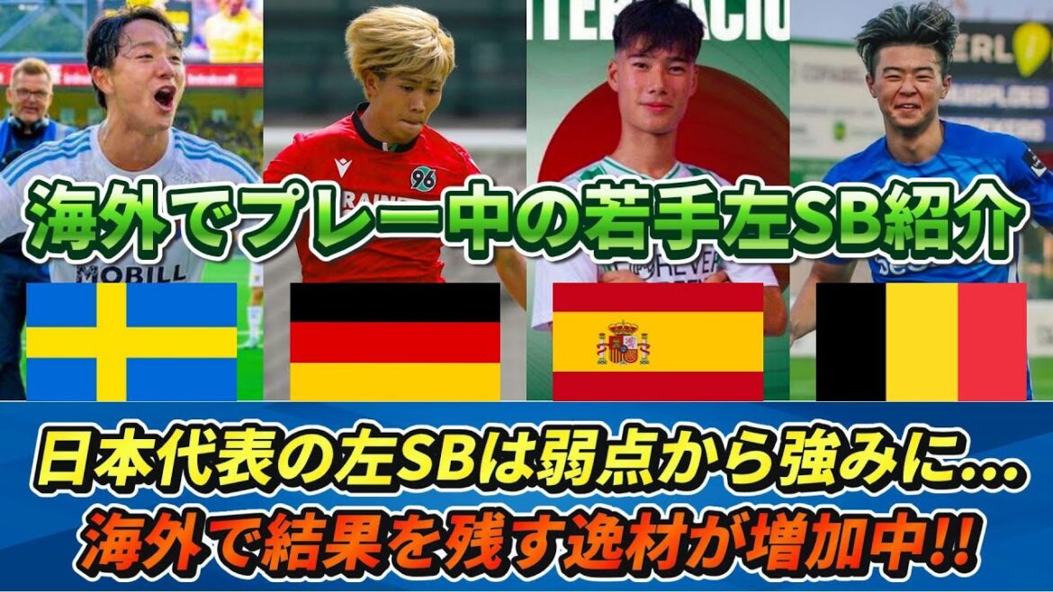 [日本の未来] The left back is said to be a weak point... Young players are already active overseas!! The future is bright!! #Japan National Soccer Team #Yuto Nagatomo #Keita Kosugi