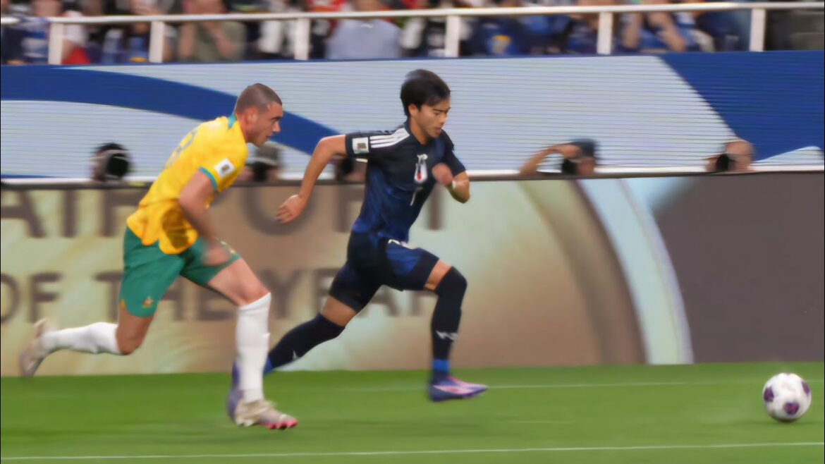 [8K]Kaoru Mitoma in action: Japan national team vs. Australia