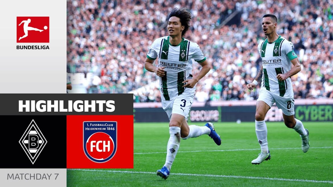 Kleindienst Decides The Game! | Borussia M'gladbach - 1. FC Heidenheim 1846 3-2 | Highlights | MD7