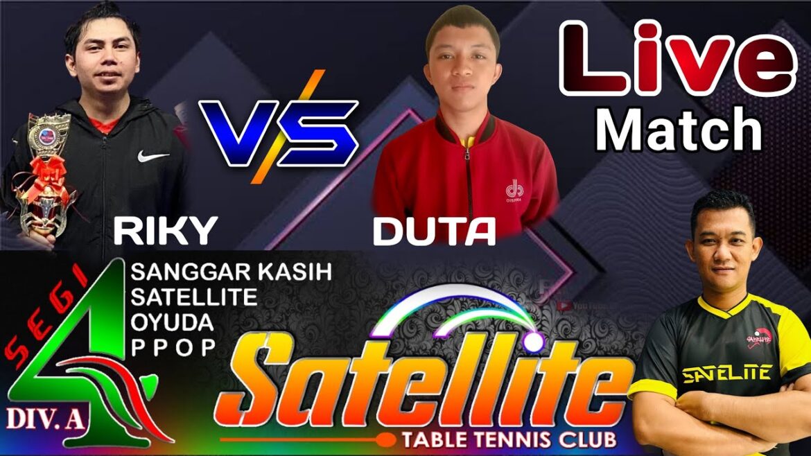 Live Match Riki Sanggar Kasih VS Duta PPOP Jakarta Table Tennis Championship SATELITE CUP 2024