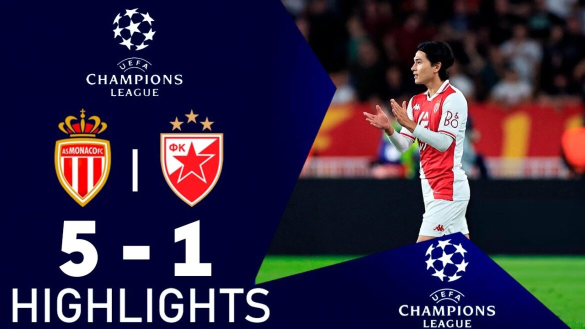 Takumi Minamino Goal | AS Monaco vs Crvena zvezda 3-1 Highlights | UEFA Champions League 2024 Takumi Minamino Goal | AS Monaco vs Crvena zvezda 3-1 Highlights | UEFA Champions League 2024