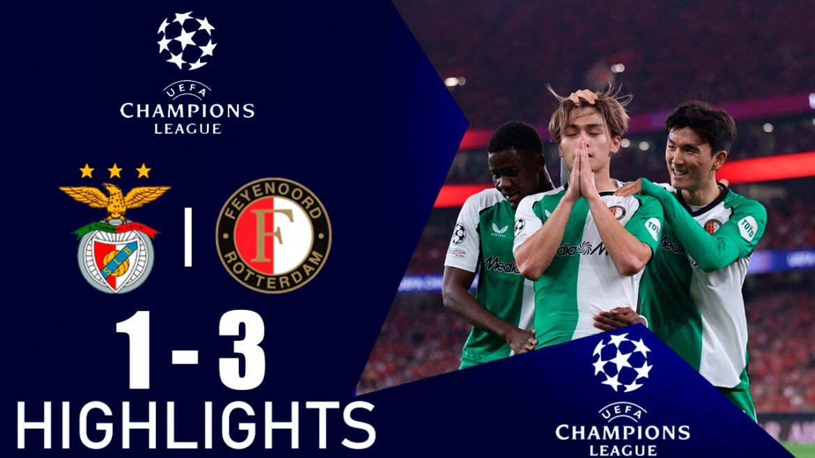 Ayase Ueda Goal | Benfica vs Feyenoord 1-3 Highlights | Champions League 2024/25 Ayase Ueda Goal | Benfica vs Feyenoord 1-3 Highlights | Champions League 2024/25