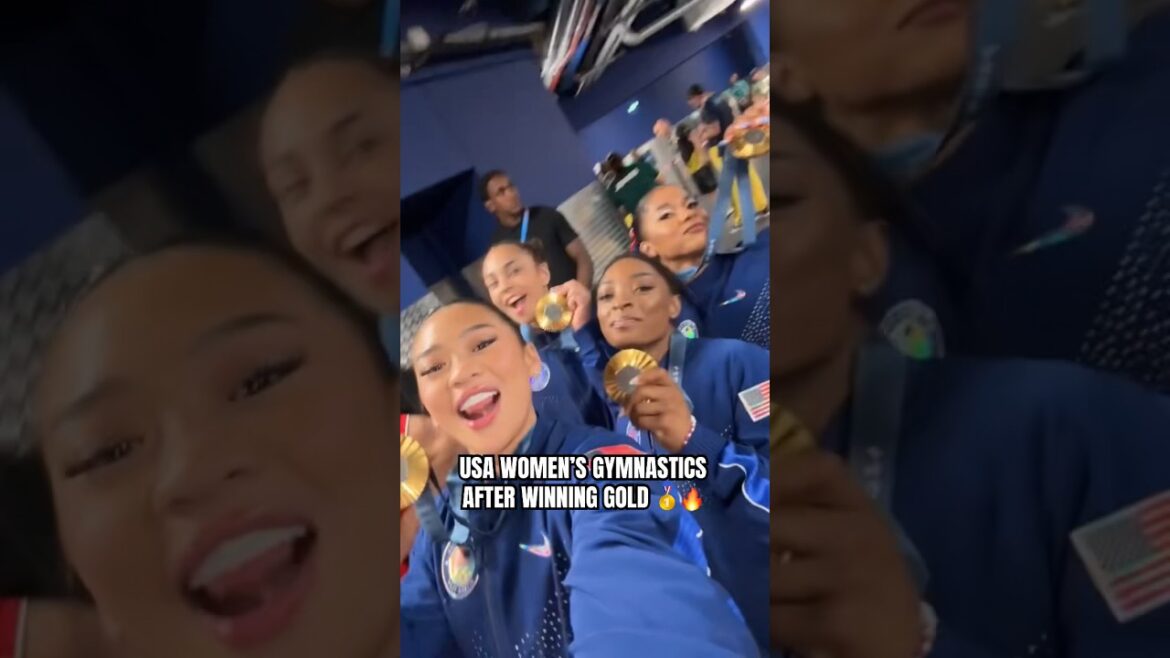 USA Women’s Gymnastics take gold again 🥇 (via sunisalee_/TT)