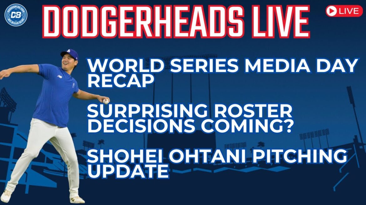 DodgerHeads Live: Shohei Ohtani pitching decision & more from Dodgers World Series media day