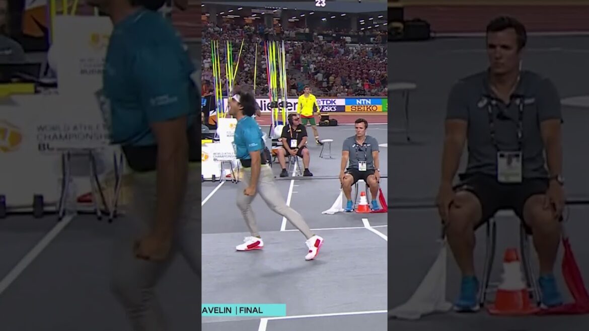 Neeraj Chopra becomes world champion ‼️  #athletics #worldathleticschamps #india #javelin #chopra