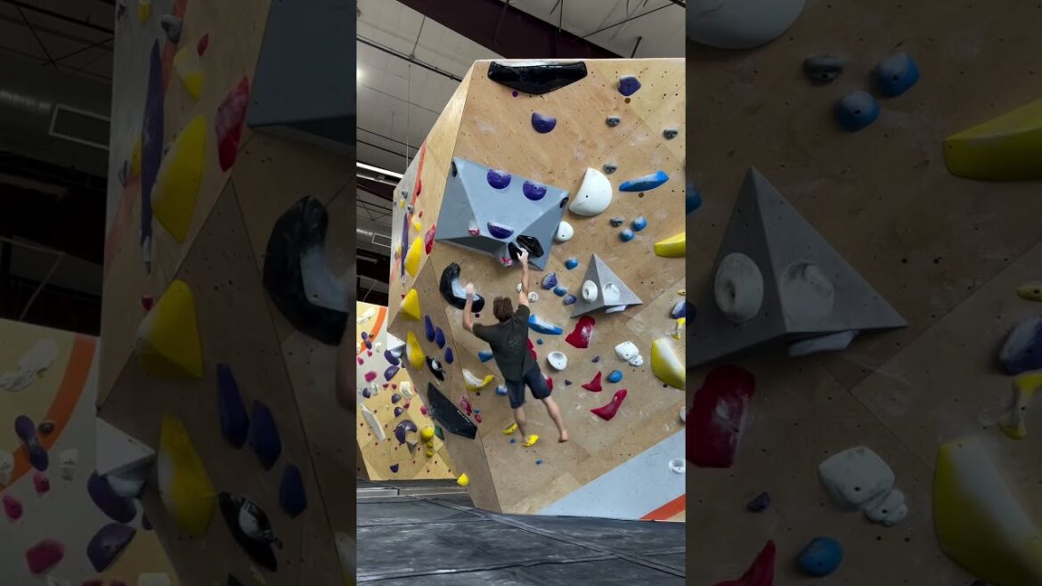 He deactivated gravity. 🧗‍♂️ 📹: colinclimbs #Olympics