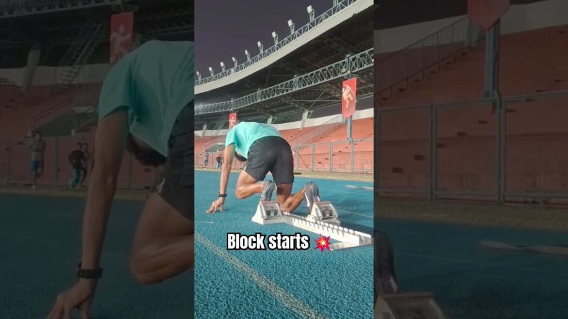 Block start training &100m workout training Tokyo Olympic gold medalist 🥇 #blockstart #100m
