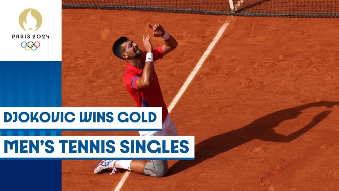 Novak Djokovic wins gold in Men’s Tennis Singles 🥇 | Paris 2024 Highlights Novak Djokovic wins gold in Men's Tennis Singles 🥇 | Paris 2024 Highlights