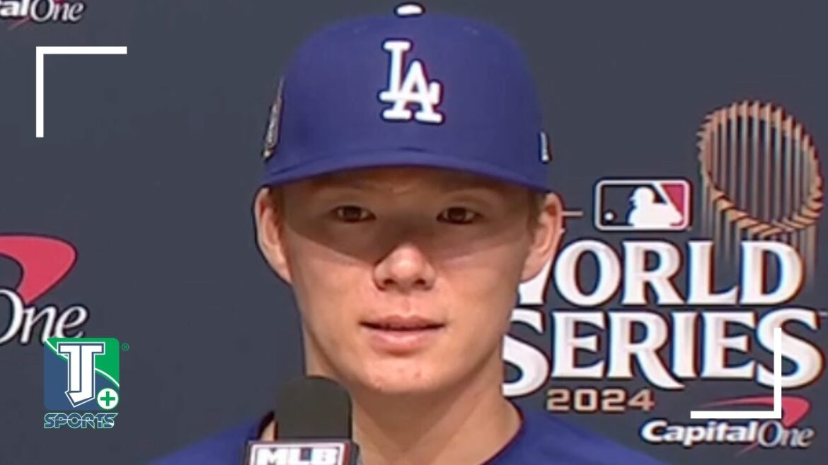 Yoshinobu Yamamoto talks about Dodgers starting pitcher in Game 2 of the World Series: vs. Yankees