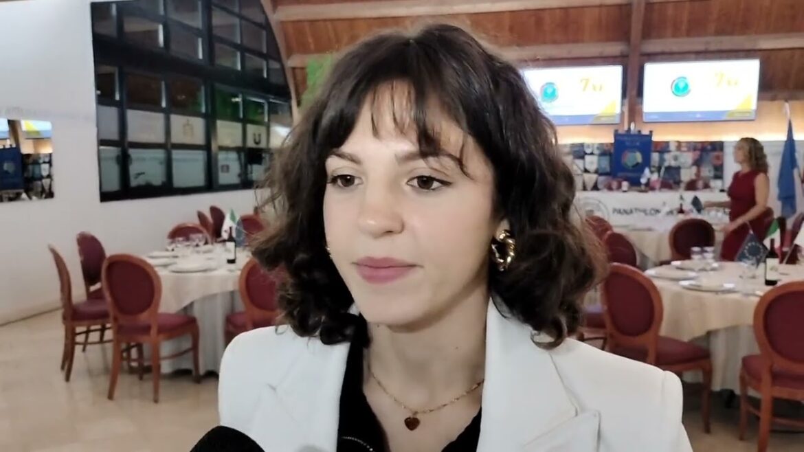 Gs TV - Ambra Sabatini guest of Panathlon Gr talks about the future and talks about the past Paralympics