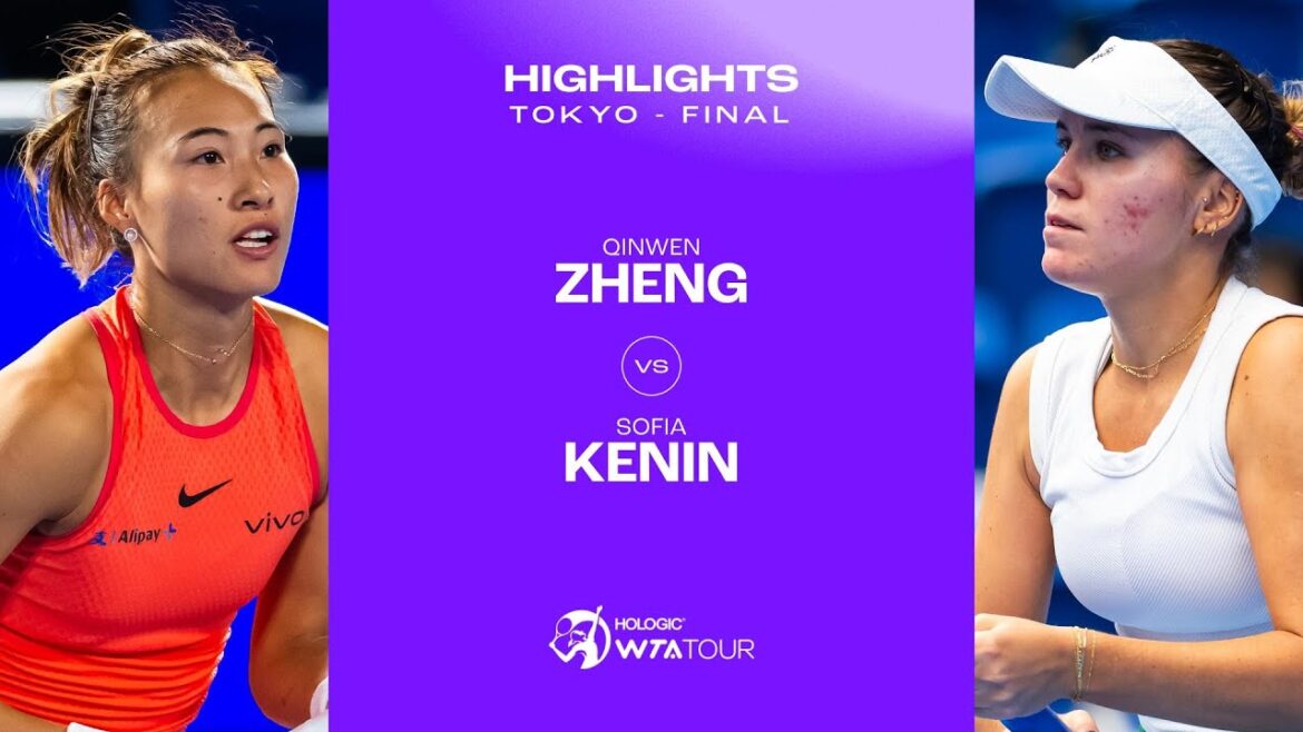 Zheng Qinwen vs. Sofia Kenin | 2024 Tokyo Final | WTA Match Highlights