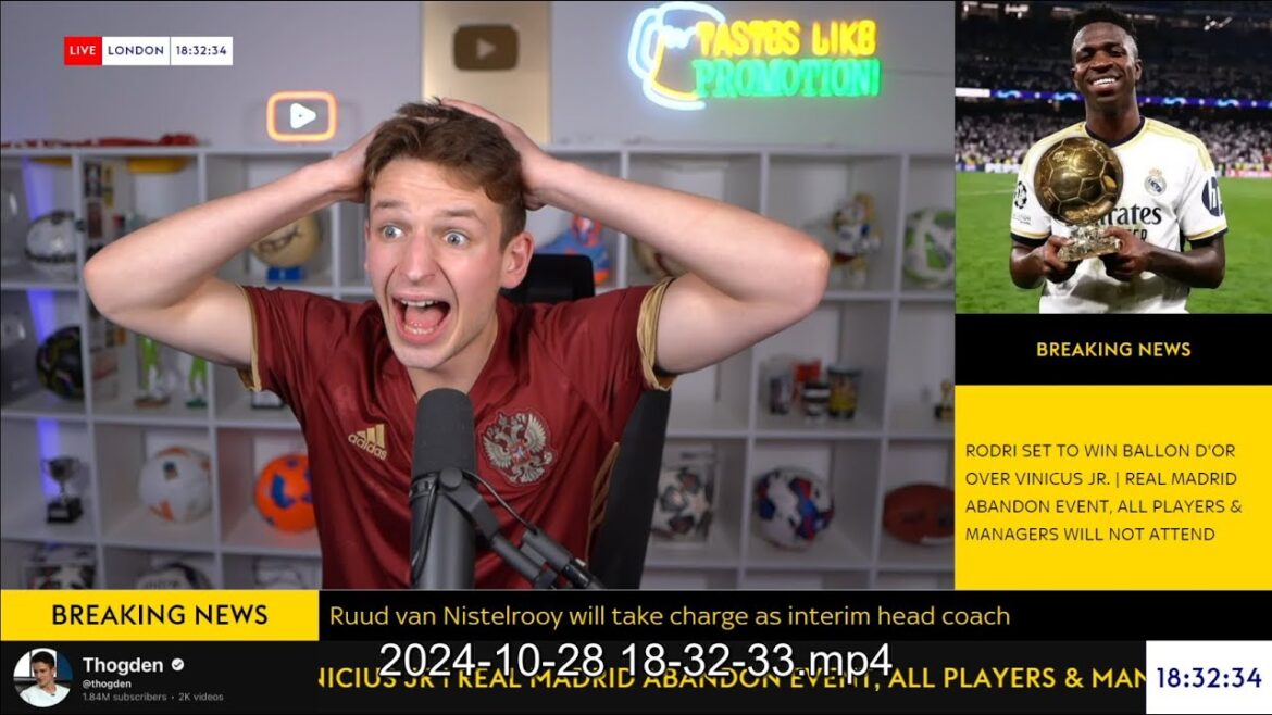 MY REACTION TO BALLON D’OR WINNER 2024 MY REACTION TO BALLON D'OR WINNER 2024