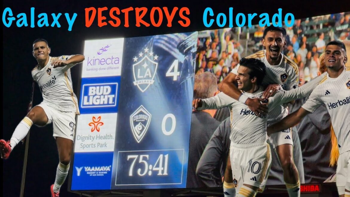 LA Galaxy vs Colorado Rapids Playoff Showdown! 5-0 Victory Ignites Fans @ Dignity Health Sports Park LA Galaxy vs Colorado Rapids Playoff Showdown! 5-0 Victory Ignites Fans @ Dignity Health Sports Park