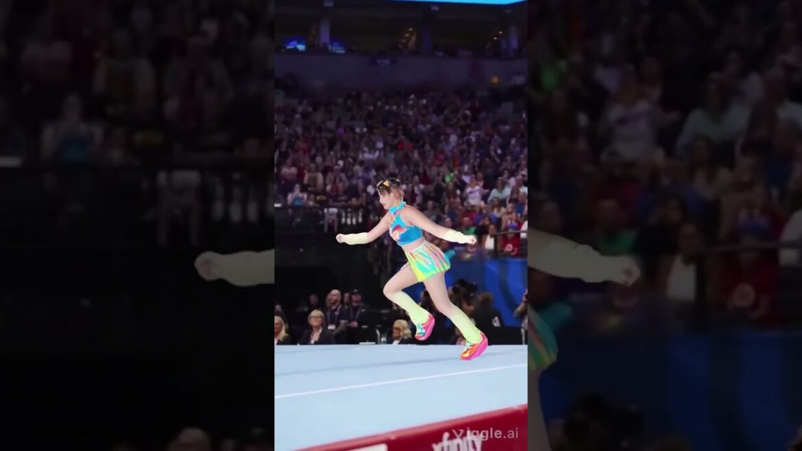 When Fuwa-chan participated in floor gymnastics at the Olympics, she wore shorts. When Fuwa-chan participated in floor gymnastics at the Olympics, she wore shorts.