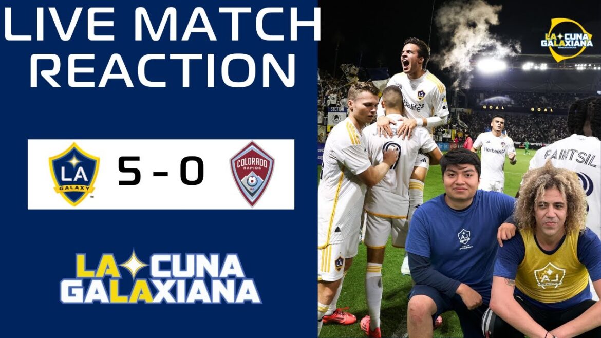 LA GALAXY 5 - COLORADO RAPIDS 0 MATCH REACTION | A DREAM START!