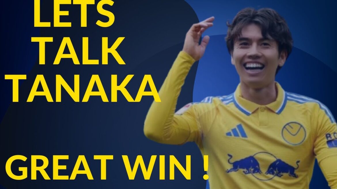 what an AMAZING player Tanaka is for Leeds united