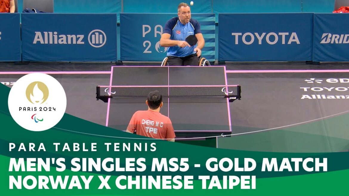 NORWAY X CHINESE TAIPEI – Men’s Singles MS5 Gold Match | Para Table Tennis – Paris 2024 Paralympics NORWAY X CHINESE TAIPEI - Men's Singles MS5 Gold Match | Para Table Tennis - Paris 2024 Paralympics