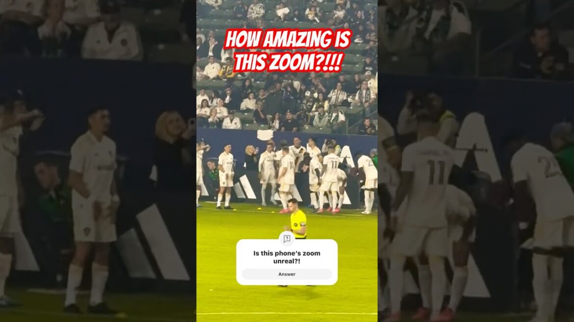 Incredible iPhone 16 Pro Zoom on LA Galaxy Players | MLS Playoff 2024