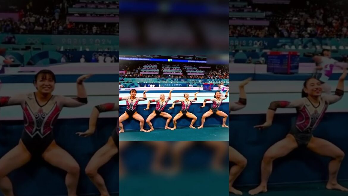 Women’s gymnastics group #Mysterious pose #France #Olympics #AI video #I made it Women's gymnastics group #Mysterious pose #France #Olympics #AI video #I made it